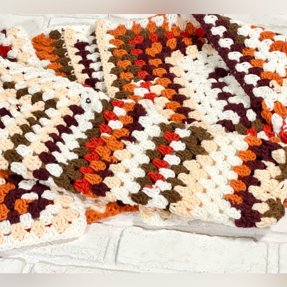 ‼️SOLD‼️ Fall colored Crochet Cardigan - Picture 3 of 3